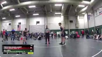 185 lbs Finals (2 Team) - Tryston Engelhardt, Kearney Matcats - Gold vs Eli Fjell, Columbus Wrestling Organization