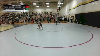 130 lbs Quarterfinal - Ayiana Wright, Frenship vs Paula Palacio Oliveros, Coppell Red