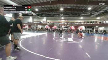 163 lbs Round 1 (12 Team) - Carter Stouch, Boyertown vs Roman Forbes, Steller Trained Bacara
