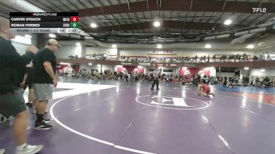 163 lbs Round 1 (12 Team) - Carter Stouch, Boyertown vs Roman Forbes, Steller Trained Bacara
