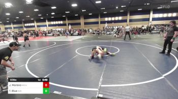 123 lbs Consi Of 8 #1 - Jonathan Moreno, Wolves Den WC vs Tyler Blue, Nor Cal Spartans