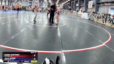 128 lbs Rd# 5- 2:00pm Friday - Julia McGee, Iowa Ladies vs Leona Martinez, Cali Pink