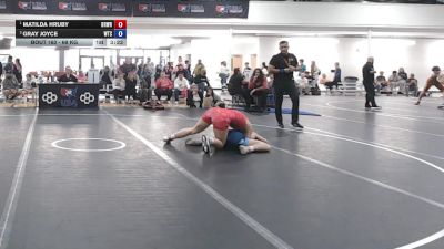69 kg 1st Place Match - Matilda Hruby, Brighton Wrestling vs Gray Joyce, Wichita Training Center