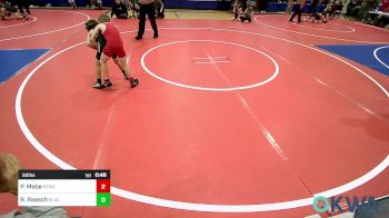 52 lbs Semifinal - Parker Mabe, Hilldale Youth Wrestling Club vs River Raasch, Black Fox Wrestling Club