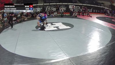 195 lbs Caleb Dalke, Oregon 2 HS Boys vs Blaise Turner, Idaho HS Boys