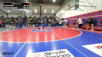 102 lbs Round Of 16 - Jaelyn Unger, Stilwell Middle School vs Kennedi Tumleson, Owasso Girls HS