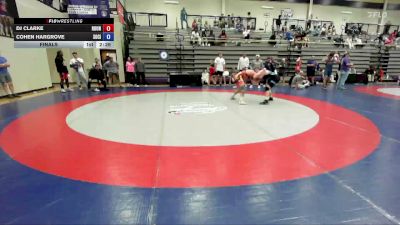 138 lbs Final - Dj Clarke, Roundtree Wrestling Academy vs Cohen Hargrove, Social Circle USA Takedown