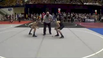 98 lbs Round Of 16 - Braylon Robbins, West Central vs Matthew Gangestad, Luverne