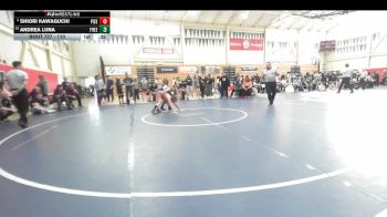 110 lbs 5th Place Match - Shiori Kawaguchi, Pittsburg Senior vs Andrea Luna, Freedom