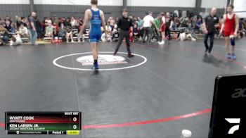 152 lbs Quarterfinal - Wyatt Cook, Unattached vs Ken Larsen Jr., Ascend Wrestling Academy