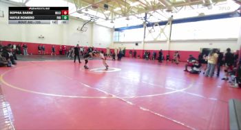 125 lbs Cons. Round 1 - Sophia Saenz, King, Martin Luther Jr vs Hayle Romero, Paramount