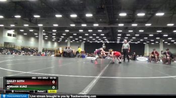 84-92 lbs 1st Place Match - Hailey Goth, MN vs Adriana Kunz, MN