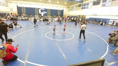 40 lbs Round 1 - Amaya Martinez, Madera Grapplers vs Eliana Meza, Pounders Wrestling Club