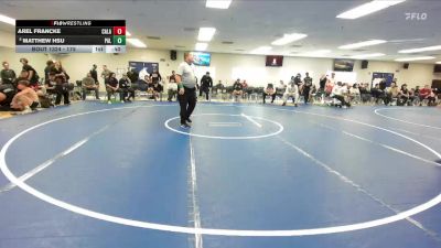 175 lbs Cons. Round 4 - Matthew Hsu, Palisades Charter vs Arel Francke, Calabasas