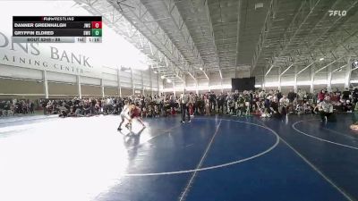 88 lbs Cons. Round 2 - Danner Greenhalgh, JWC vs Gryffin Eldred, Shootbox Wrestling Club
