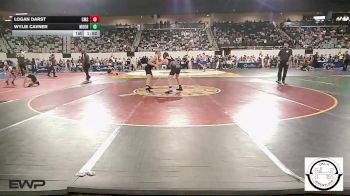 130 lbs Round Of 32 - Logan Darst, Comanche MS vs Wylie Cavner, Moore JH