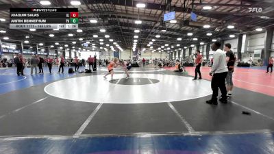 165 lbs Semifinal - Joaquin Salas, AL vs Justin Bennethum, PA