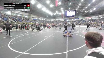 52 lbs Round Of 16 - Dezmon Lopez, Team Garcia WC vs Walker True, No Team