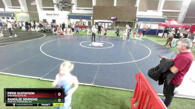 75 lbs 5th Place Match - Randilee Semmons, Pinedale Pummelers WC vs Piper Gustafson, Badlands Elite WC