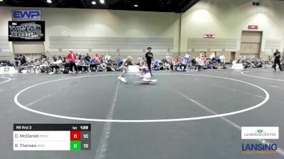 105 lbs Rr Rnd 3 - Dalton McDaniel, Greater Heights Wrestling vs Rylan Thorsen, Michigan Premier WC - (B)