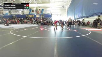 145 lbs Quarterfinal - Aaliyah Garza, Garden City vs Sophia Hoeme, Manhattan