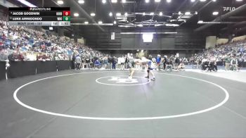 157 lbs Quarterfinal - Jacob Goodwin, Goddard vs Luke Arredondo, Wichita-Bishop Carrol