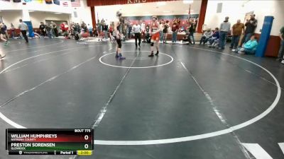 175 lbs Semifinal - Preston Sorensen, Glenrock vs William Humphreys, Natrona County