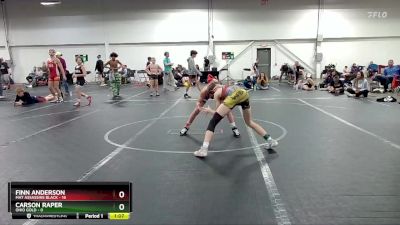 84 lbs Round 5 (8 Team) - Finn Anderson, Mat Assassins Black vs Carson Raper, Ohio Gold