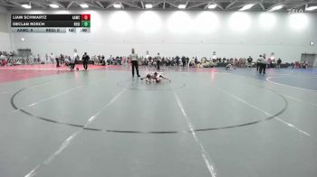 52 lbs Rr Rnd 2 - Liam Schwartz, All American Wrestling Club Red - EL vs Declan Rosch, Region Wrestling Academy - EL