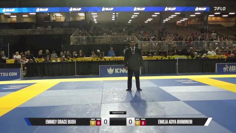 Emilia Adya Bhimineni vs Emmily Grace Bush 2025 Pan Kids Jiu-Jitsu IBJJF Championship