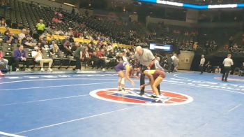 110 Class 2 lbs Cons. Round 1 - Jameiah Williams, Hazelwood East vs Africa Fabian, Belton