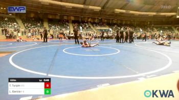 83 lbs 3rd Place - Tanner Turpin, Owasso Takedown Club vs Liam Garcia, F-5 Grappling