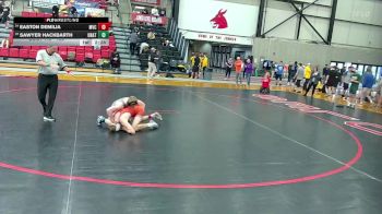 133 lbs Semifinal - Easton DeMilia, Missouri Valley vs Sawyer Hackbarth, Unattached