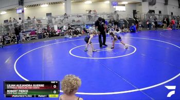 50 lbs Semifinal - Lilian Alejandra Guerrero, Silverback Wrestling Fort Worth vs Robert Pierce, Steve Page Grappling