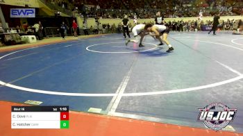 119 lbs Round Of 64 - Carson Dove, Plainview Youth Wrestling Club vs Cage Hatcher, Carroll Wrestling Club