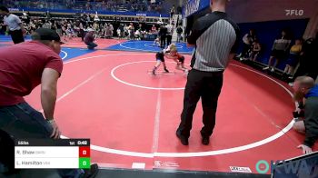 55 lbs Consi Of 8 #1 - Ryder Shaw, Barnsdall Youth Wrestling vs Levi Hamilton, Vinita Kids Wrestling