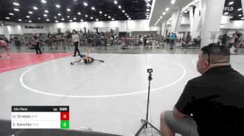 70 lbs 5th Place - Uriah Julio Ornelas, Desert Dogs WC vs Ezra Sanchez, Total Kaos