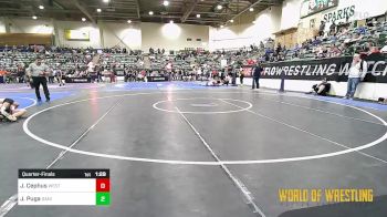 182 lbs Quarterfinal - Jason Cephus, Westview vs Juan Carlos (JC) Puga, Daniel Cormier Wrestling Academy