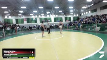 Boys 217 lbs Semifinal - Shamus Guizar, Lassen Boys vs Broden Small, Las Plumas Boys
