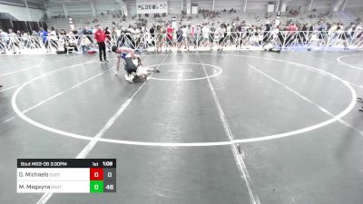 182 lbs Rr Rnd 3 - Damon Michaels, Quest School Of Wrestling Black vs Max Daniel Magayna, Team Shutt Mutts