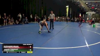 80 lbs Cons. Round 3 - Alexander Bragg, Pursuit Wrestling Minnesota vs Jaxson Poncelet, Zumbrota-Mazeppa