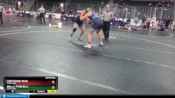 180 lbs Semifinal - Cheyenne Ruiz, Team Utah vs Bella Porcelli, Team Iowa