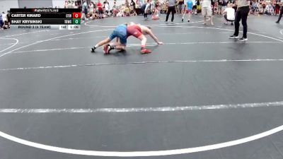 130 lbs Round 3 (4 Team) - Shay Krysinski, TDWC vs Carter Kinard, CTWHALE