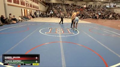 132 lbs Cons. Round 3 - Gabriel Wilson, Mica Mountain vs Thomas Godfrey, Barry Goldwater High School