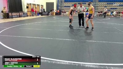 144 lbs Champ. Round 2 - Isaac Slaughter, Saint Paul`s School vs Grey Vartan, Good Counsel