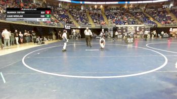 82 lbs Consy 1 - Mannix Oster, Beaver vs Liam Weklar, Parkland