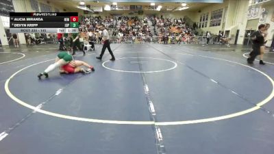 145 lbs Champ. Round 2 - Alicia Miranda, Hemet vs Devyn Kripp, Poly/Long Beach
