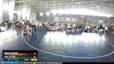 71 lbs Round 1 (4 Team) - Brock Zesiger, Sanderson Wrestling Academy vs Van Cutter, Black Fox Wrestling