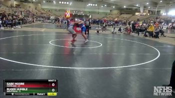 215 lbs Semis & 1st Wb (8 Team) - Gabe Moore, Cleveland vs Ruger Humble, Brentwood