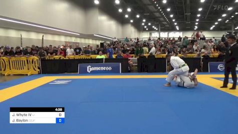 James Whyte IV vs John Baylon 2024 World Masters IBJJF Jiu-Jitsu Championship